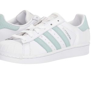 adidas Shoes - Light blue/green superstars adidas Shoes - Light blue/green superstars